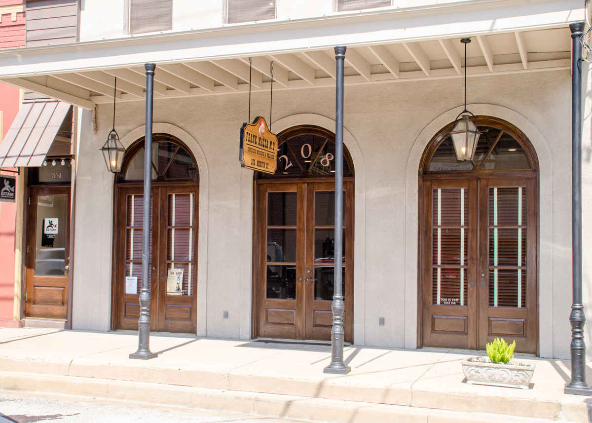 Our office at 208 Morton Street in historic downtown Richmond